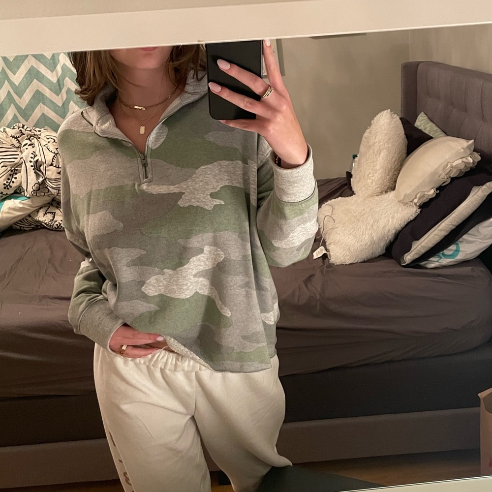Camo Quarterzip